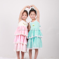 New Design Kid Girls Flower Clothing Dresses Boutique